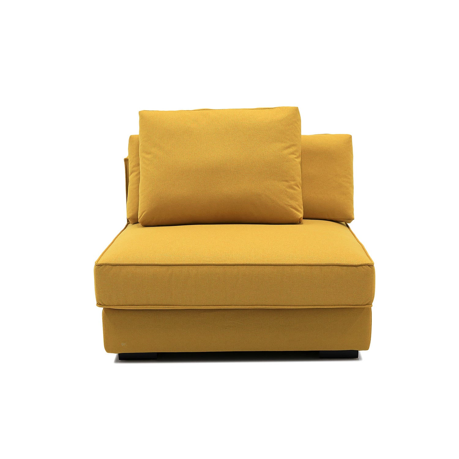 Furnings Modular Yellow Sectional Living Room Set - 6 Pcs Full Set