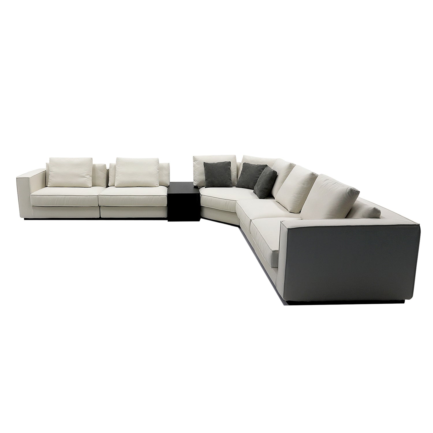 Furnings - Modular Sectional Living Room Set in Coffee Table