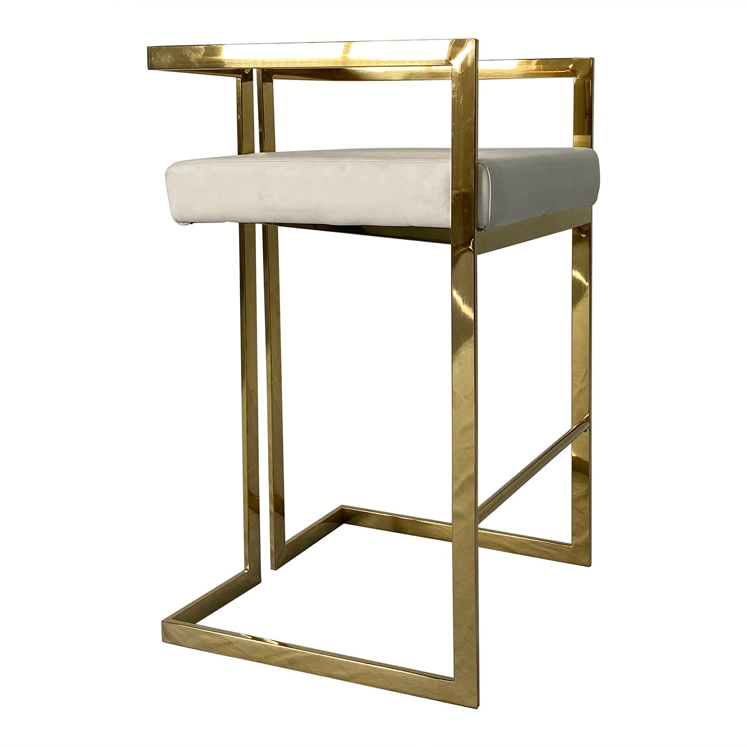 Furnings - Gold and Beige Dining Chair