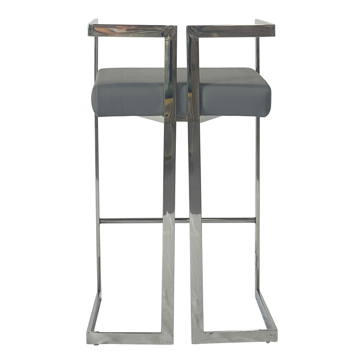 Furnings - Gray and Silver Dining Chair