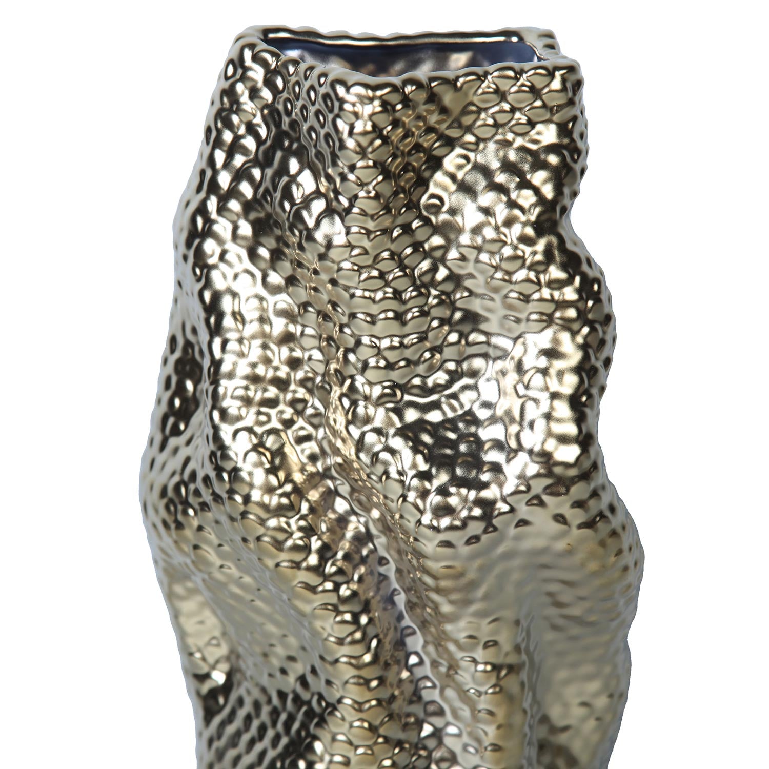 Furnings - Modern and Elegant Ceramic Vase with Gold Texture