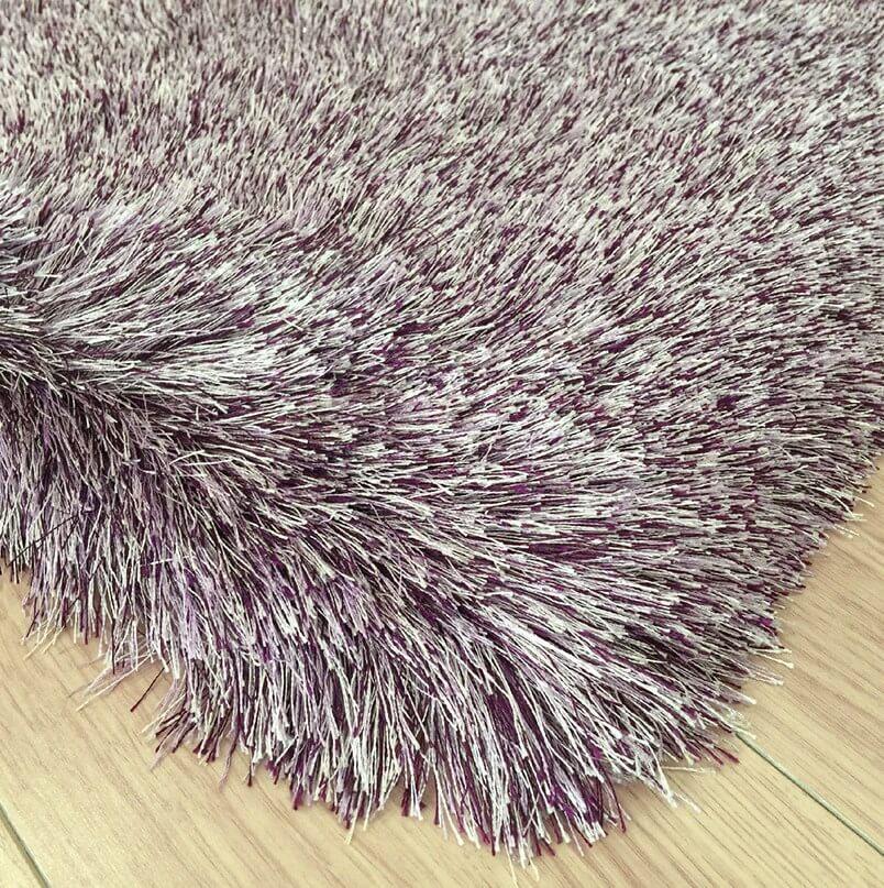 Furnings - Lavender Shag Area Rug Fancy Collection