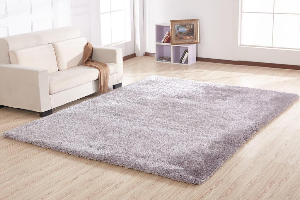 Furnings Chubby Silver Area Rug - 7'L x 5'W x 1"H