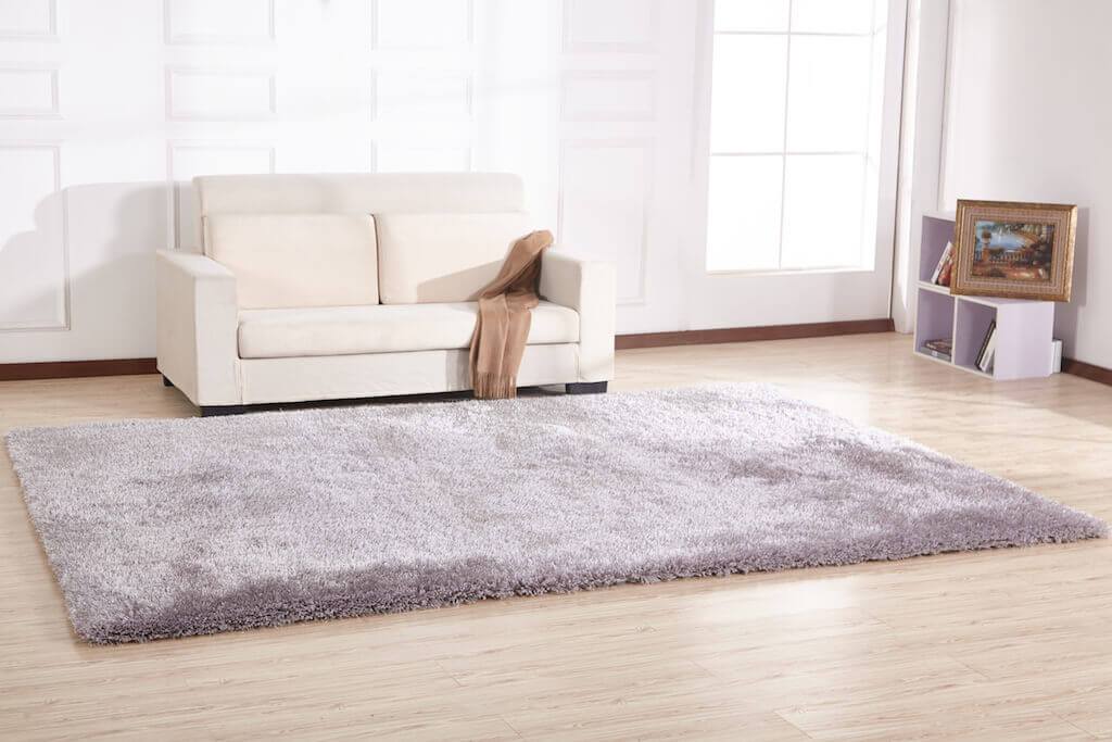 Furnings Chubby Silver Area Rug - 7'L x 5'W x 1"H