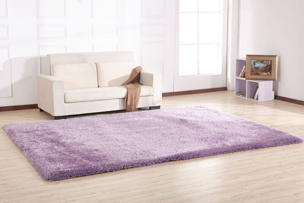 Furnings Chubby Lavender Area Rug - 11'L x 8'W x 1"H