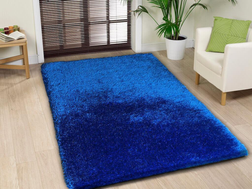 Furnings Chubby Blue Area Rug - 7'L x 5'W x 1"H