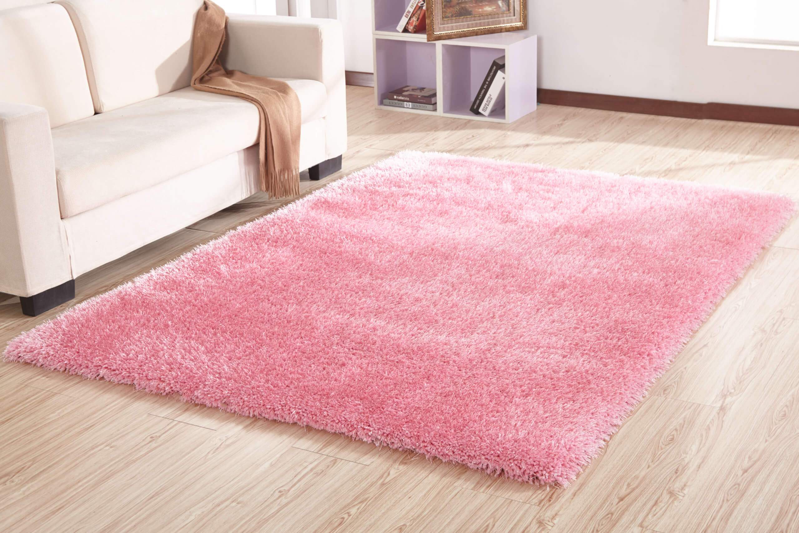 Furnings Chubby Pink Area Rug - 7'L x 5'W x 1"H