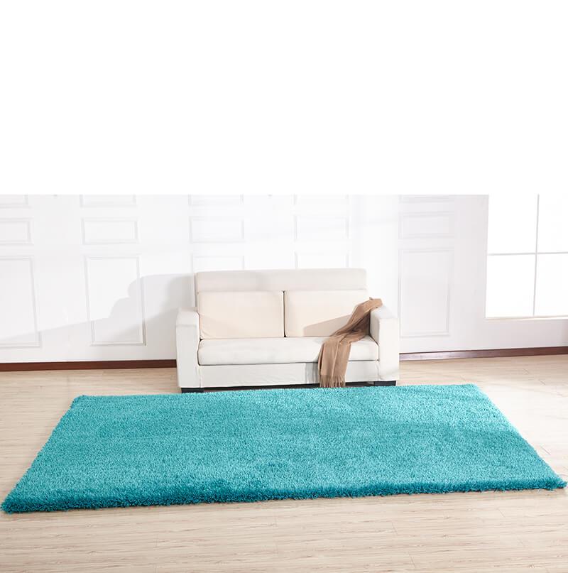 Furnings Chubby Turquoise Area Rug - 7'L x 5'W x 1"H