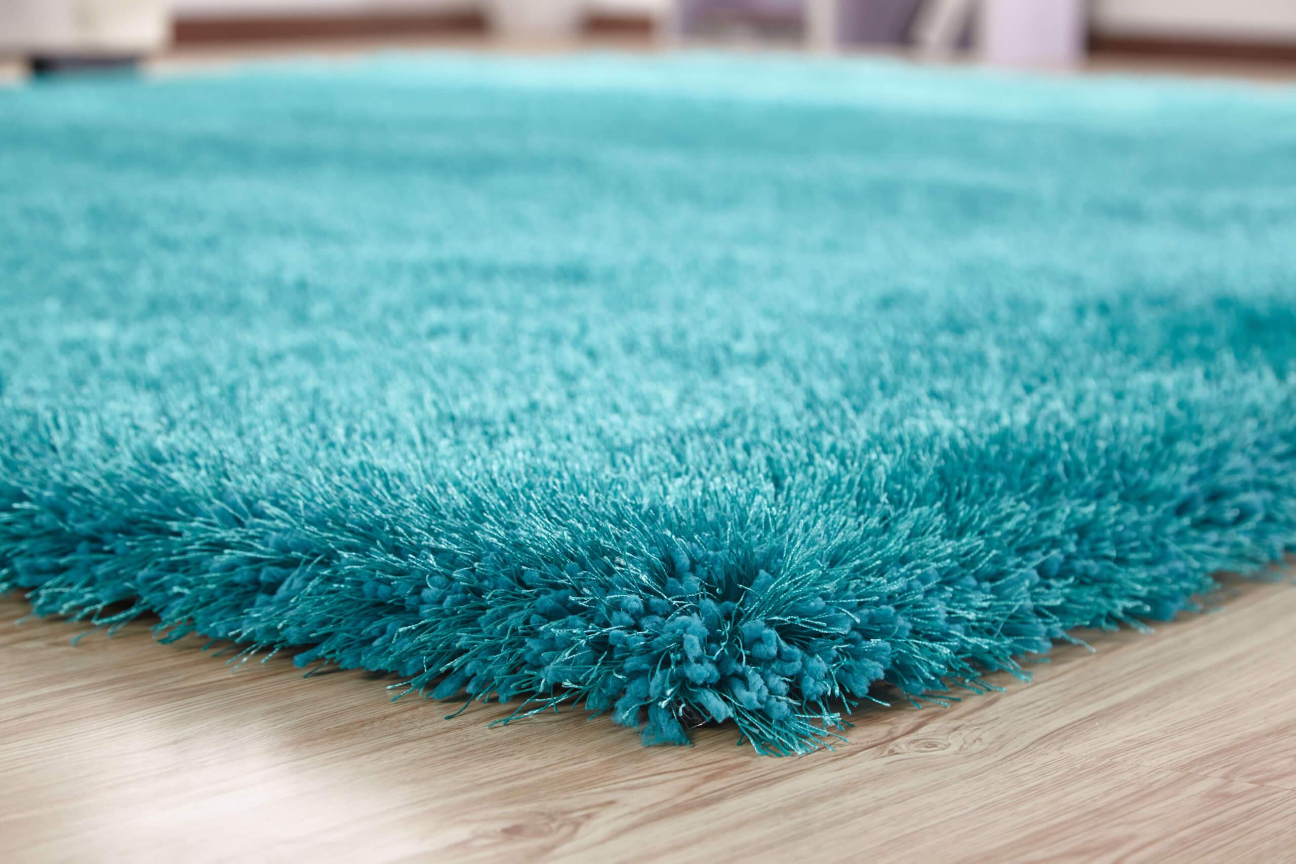 Furnings Chubby Turquoise Area Rug - 7'L x 5'W x 1"H