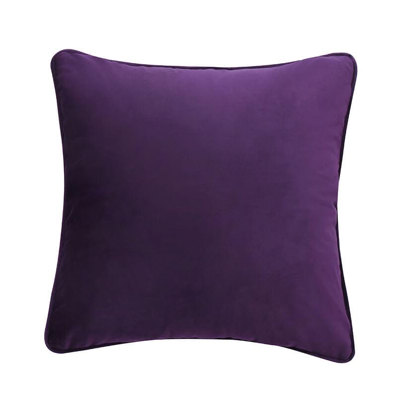 Furnings - Crystal Encrusted Purple Velvet Accent Pillow