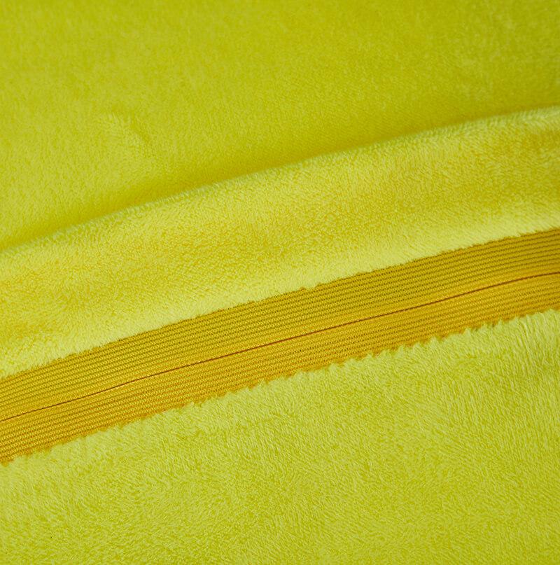 Furnings - Decorative Shaggy Pillow with Lurex in Yellow