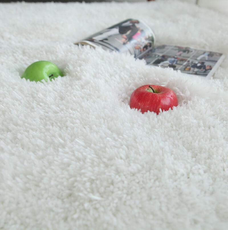 Furnings - Snow White Long Pile Shaggy Area Rug