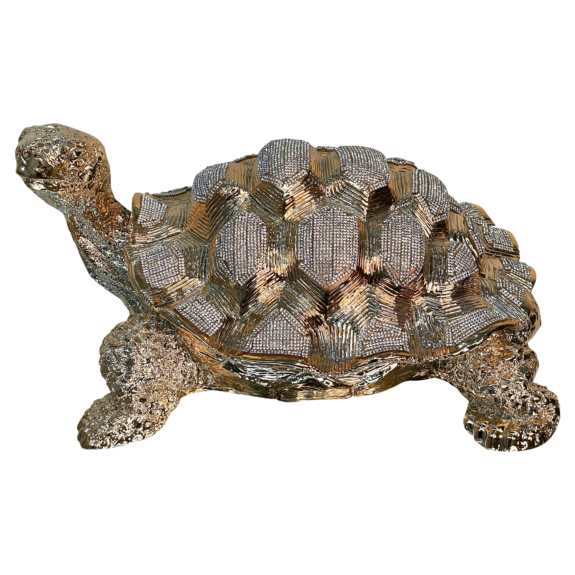 Furnings - Ambrose Diamond Encrusted Gold Plated Turtle