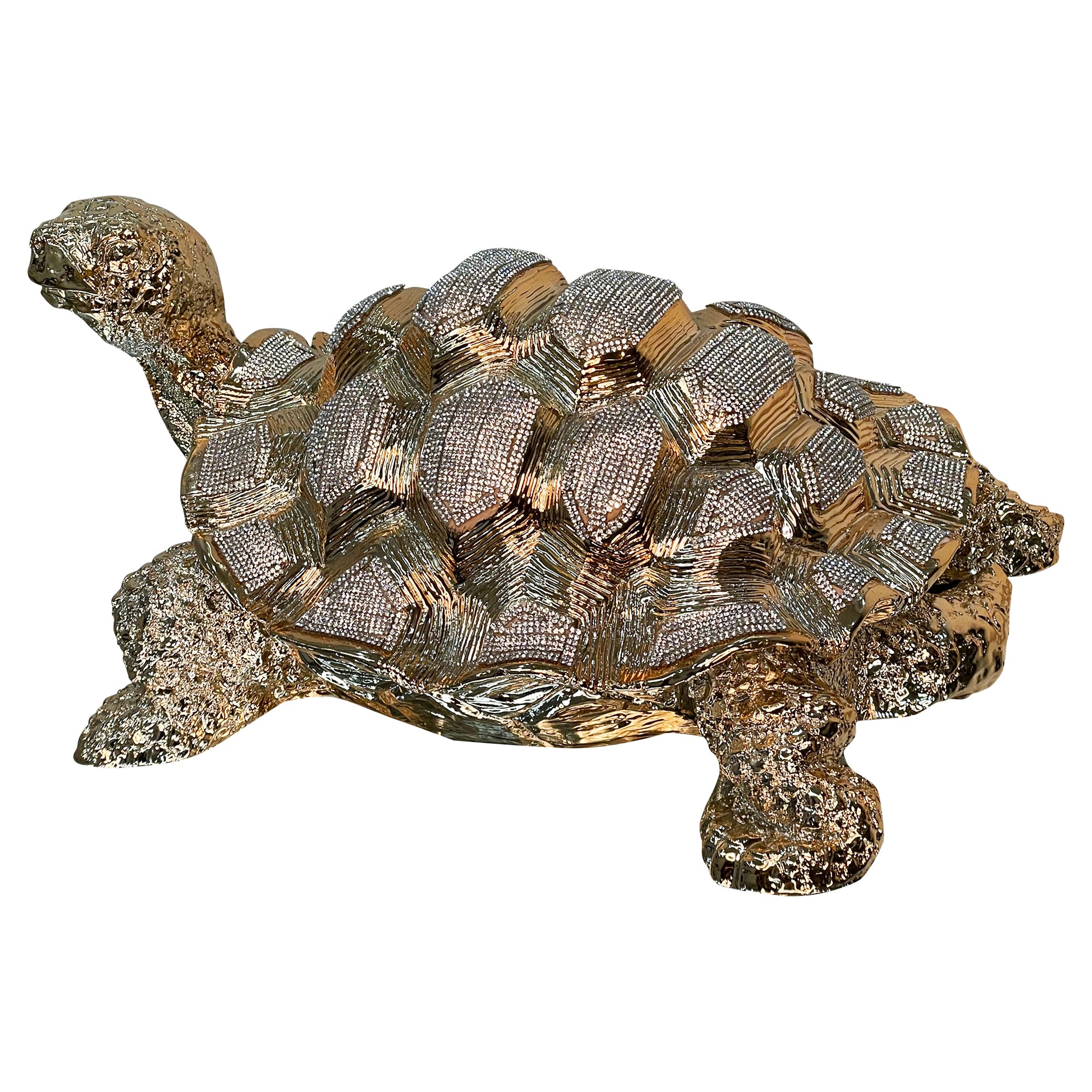 Furnings - Ambrose Diamond Encrusted Gold Plated Turtle