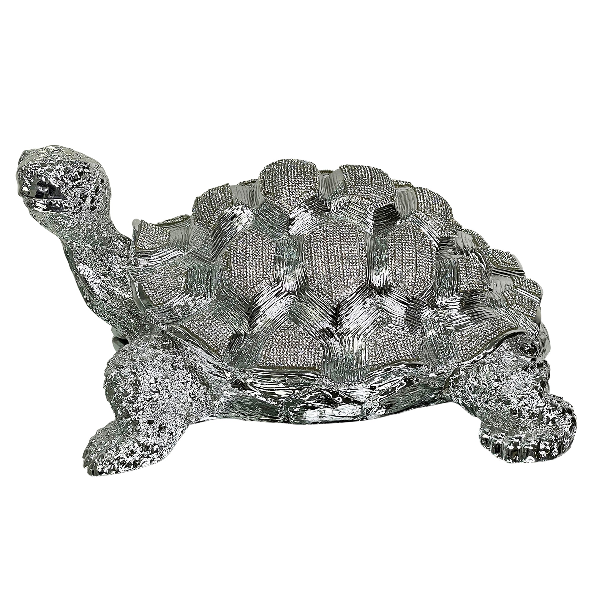 Furnings - Ambrose Diamond Encrusted Chrome Plated Turtle