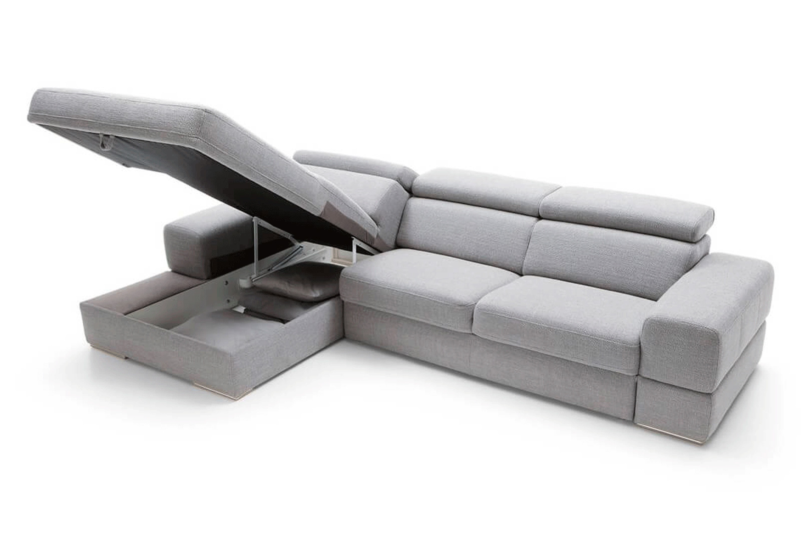 Gala - Plaza Sectional with Bed, Recliner Chair, Bar and Storage