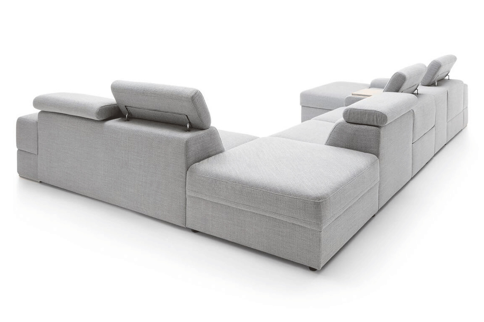 Gala - Plaza Sectional with Bed, Recliner Chair, Bar and Storage