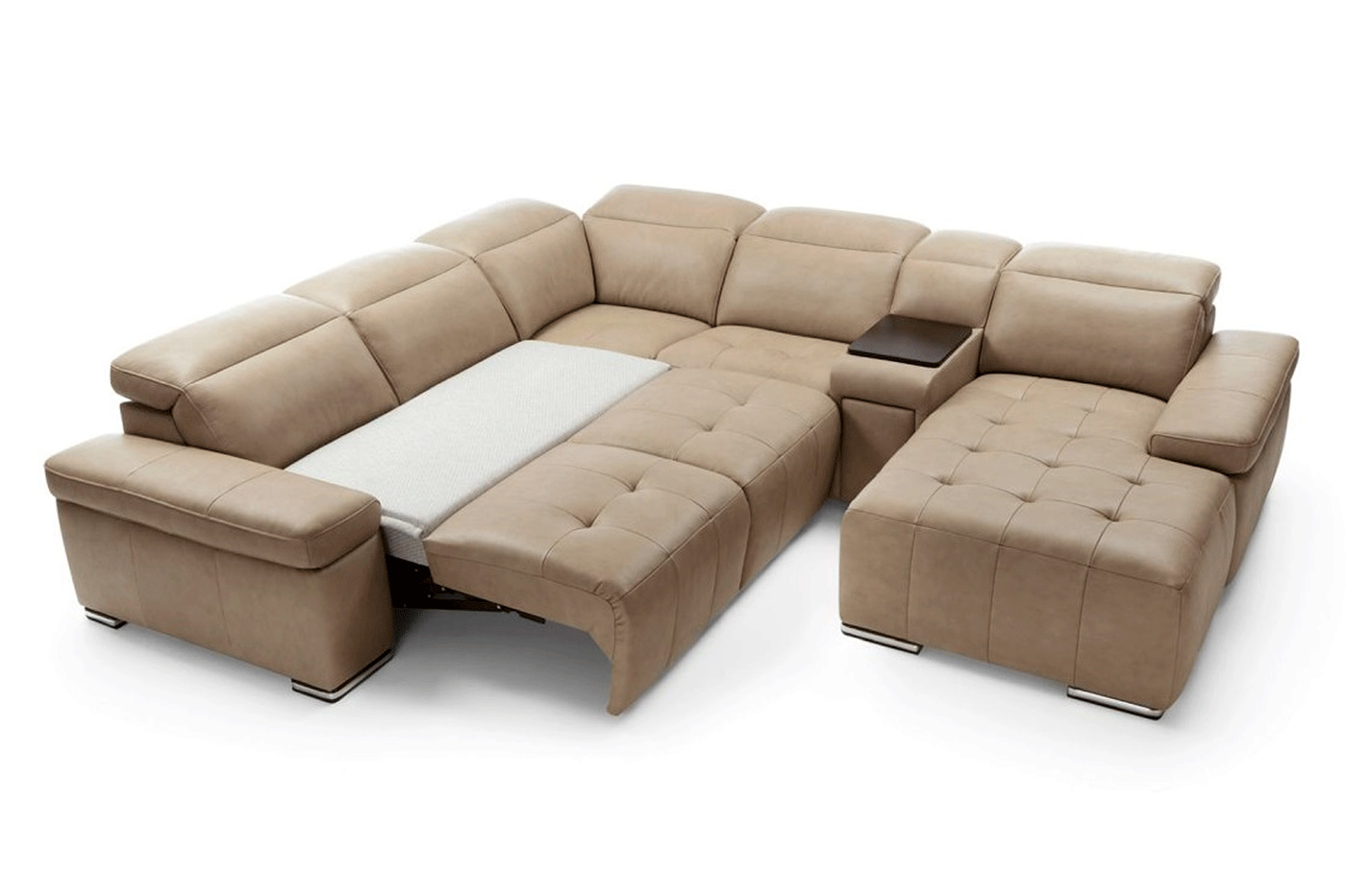 Gala - Domo Sectional With Bar, Recliner and Storage