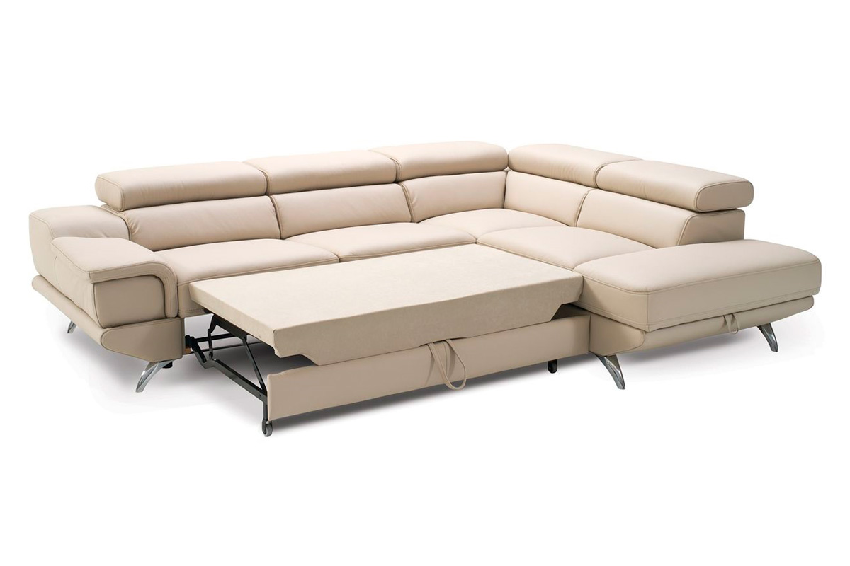 Gala Coletto Sectional with Bed - Pink