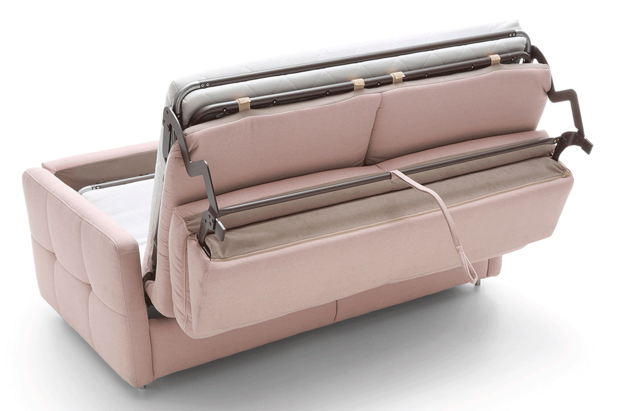 Gala Ema 2,5-Seater Sofa With Everyday Sleeping Function - Pink, Cat D