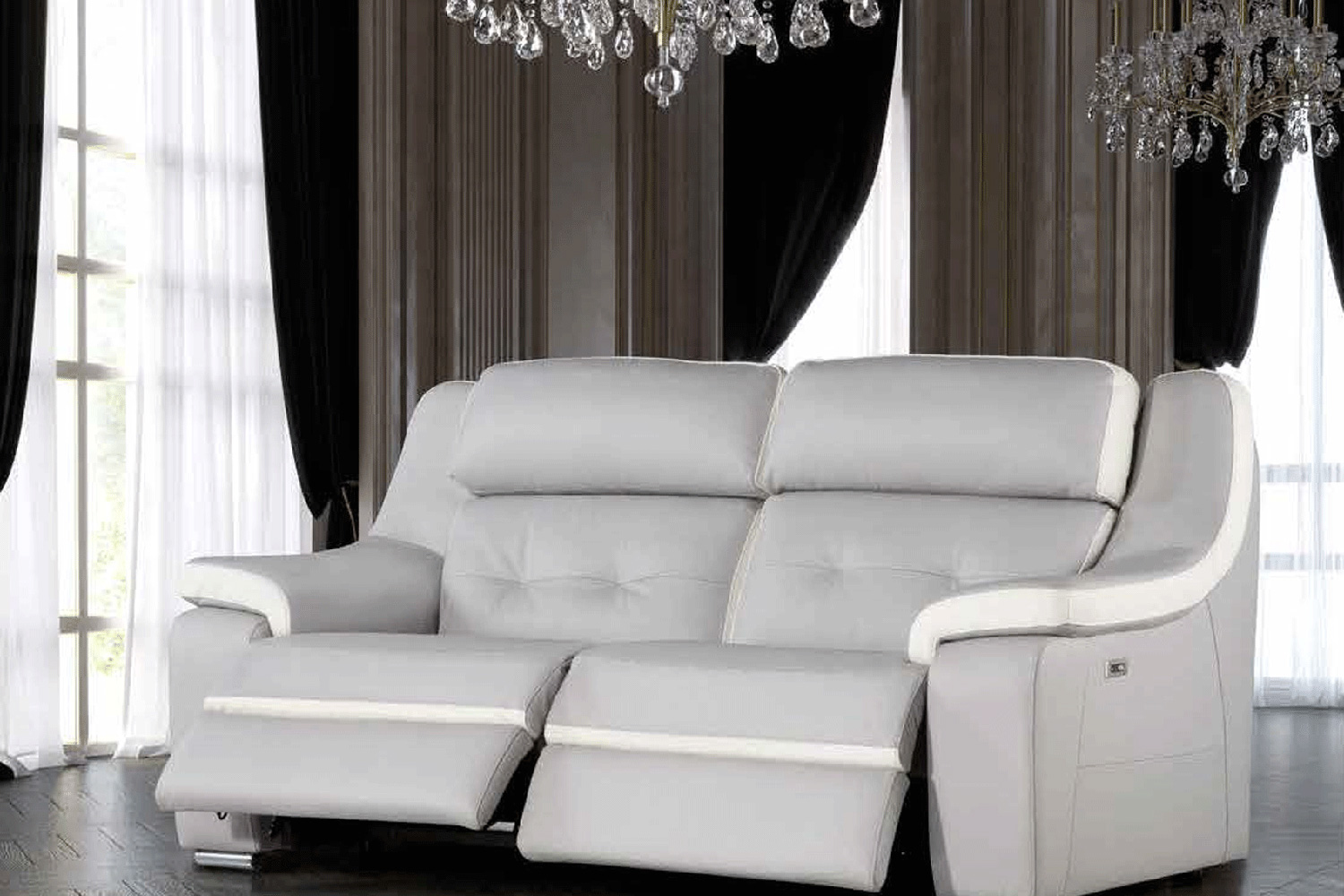 Gamamobel - Monaco Pillow Top Arms Loveseat