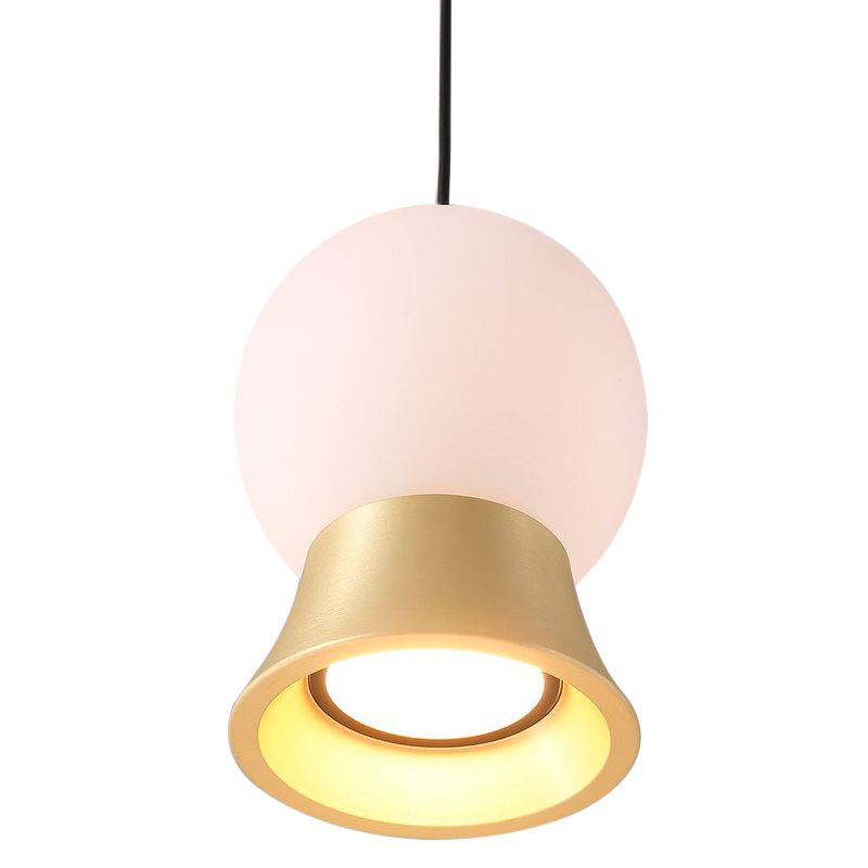 GFURN Hope Pendant Lamp - Gold/Black/White, 5 bulbs