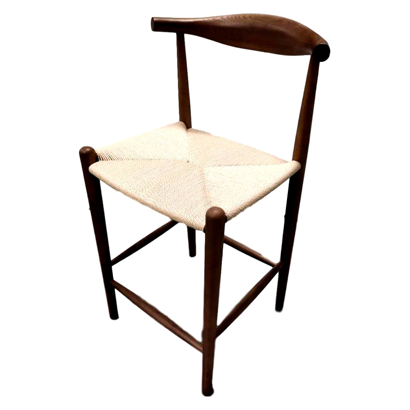 GFURN Myson Counter Stool - Walnut/Natural Cord