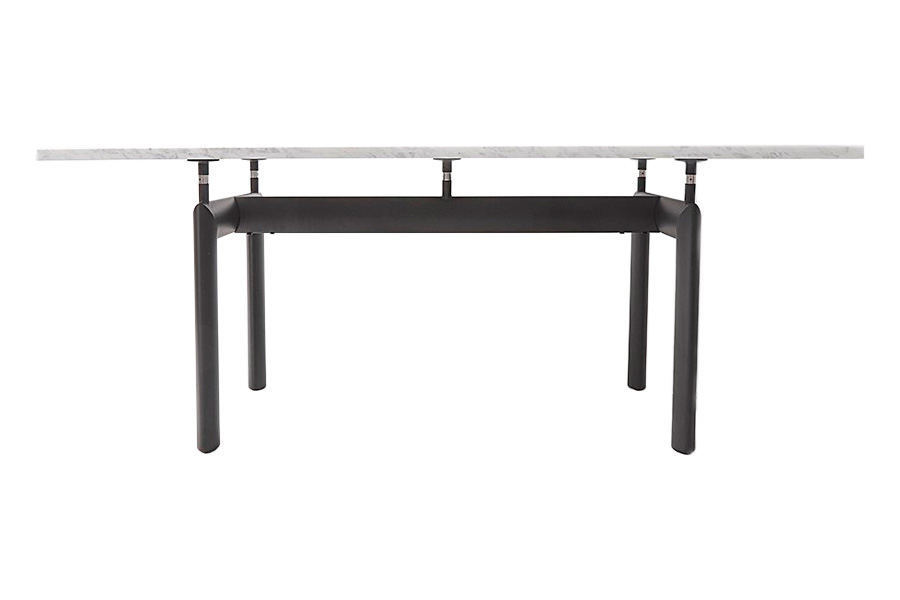 GFURN Roland Dining Table - White Marble/Black