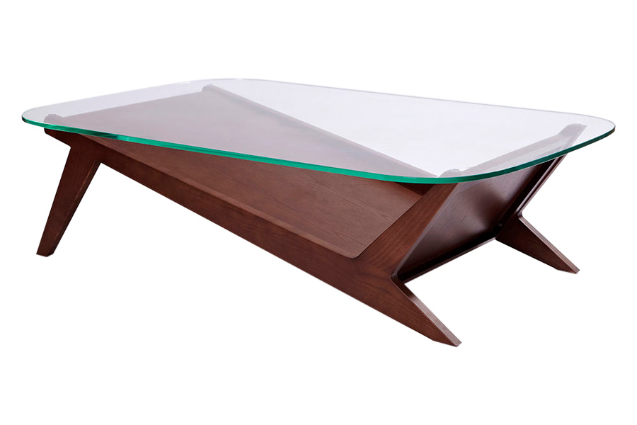 GFURN - Joline Coffee Table in Walnut