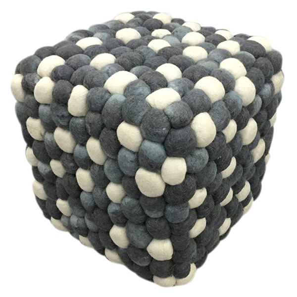 GFURN - Handmade Woolen Pebble Pouf