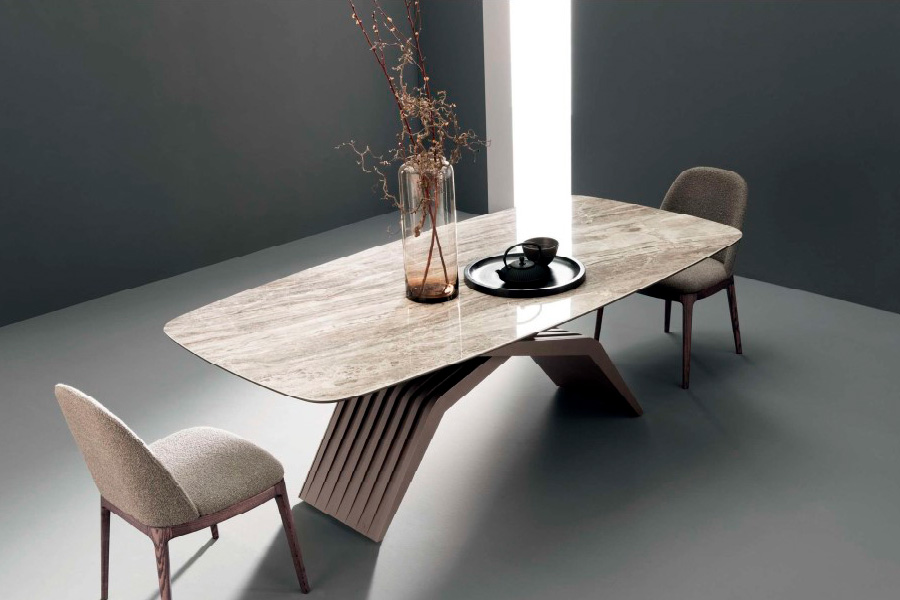 Giorgio Casa Atico Nettuno Table With Fixed Shaped Top - 200 cm