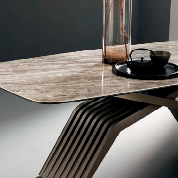 Giorgio Casa Atico Nettuno Table With Fixed Shaped Top - 200 cm