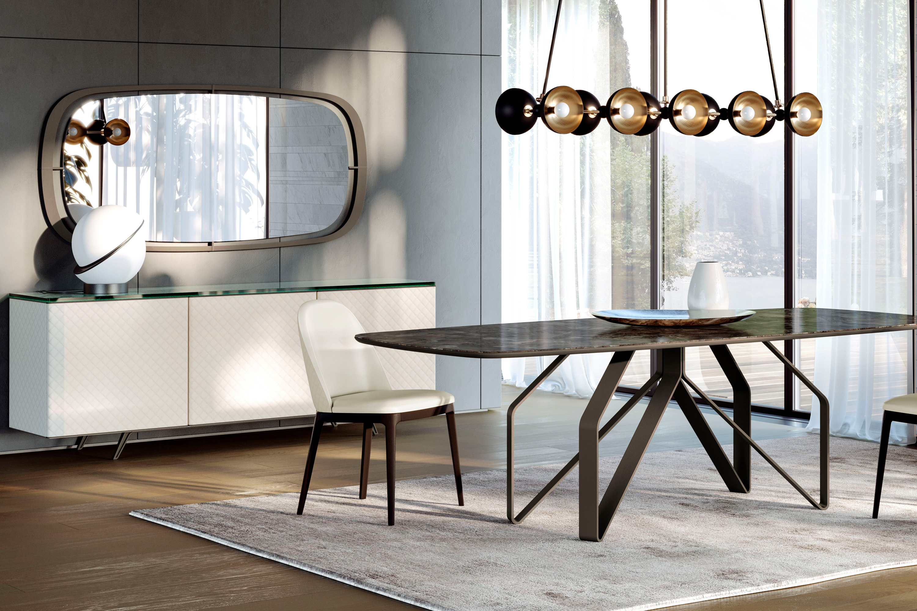 Giorgio Casa Atico Dardo Table With Fixed Shaped Top - 180 cm