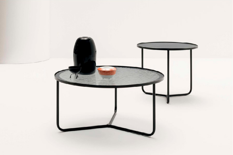 Giorgio Casa - Atico Ring Smoked glass Coffee Table