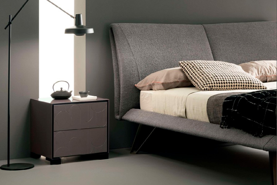 Giorgio Casa Atico Victor Padded Bed - 160x200 cm