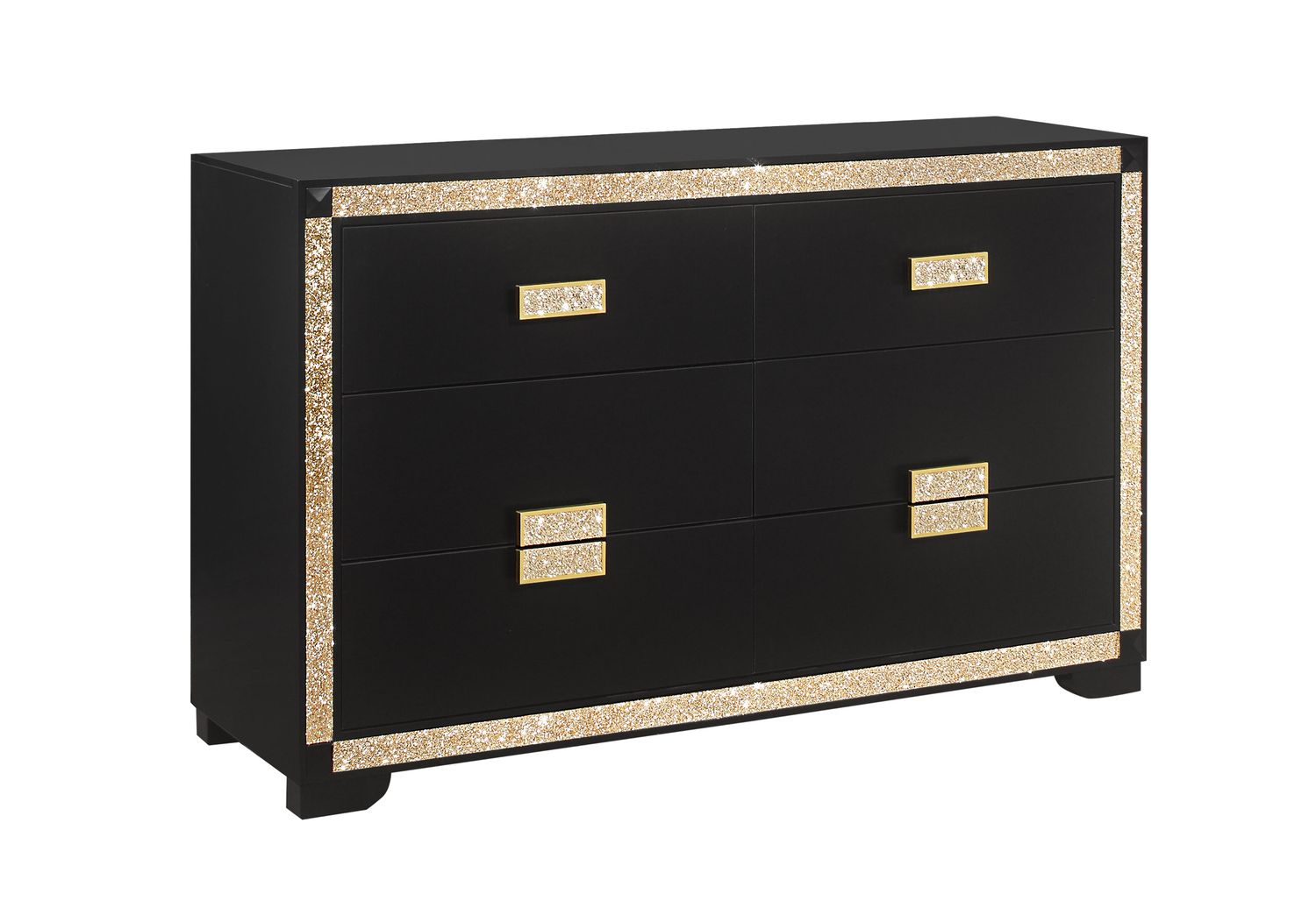 GF - Blake Black/Gold Dresser