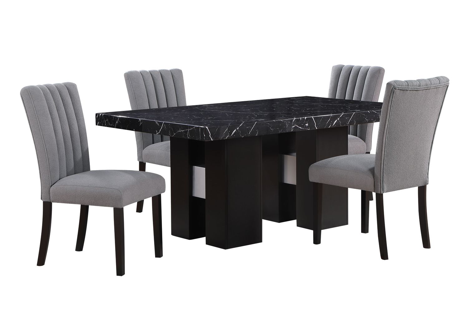 GF - D03Dt + D8685DC Dining Table + 4 Dining Chair