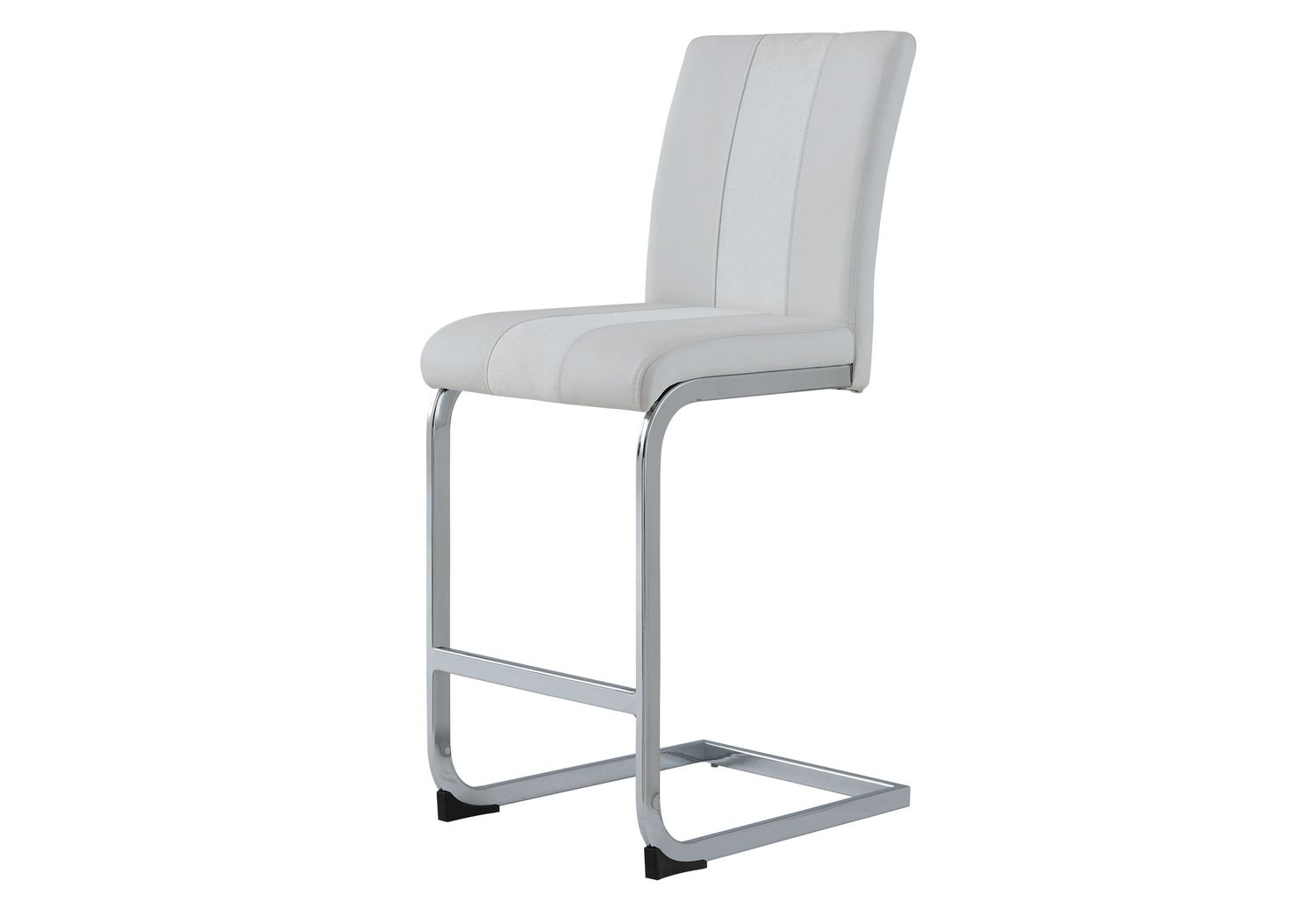 GF™ D1628BT-SQ + D915BS-WHT Bar Table + 4 Bar Stools