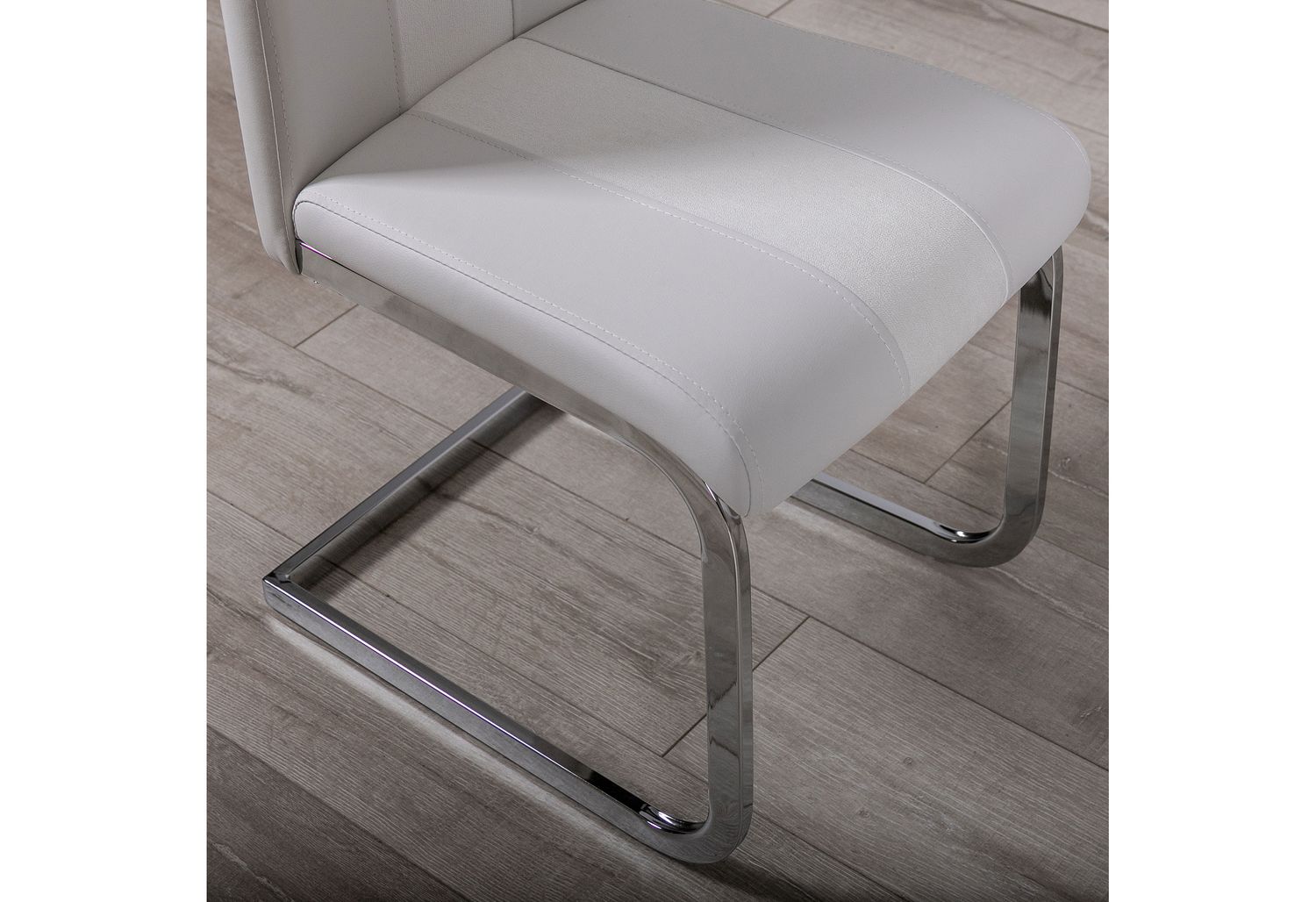 GF D915DC White Dining Chair