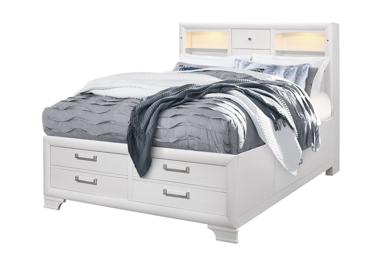 GF Jordyn White King Bed