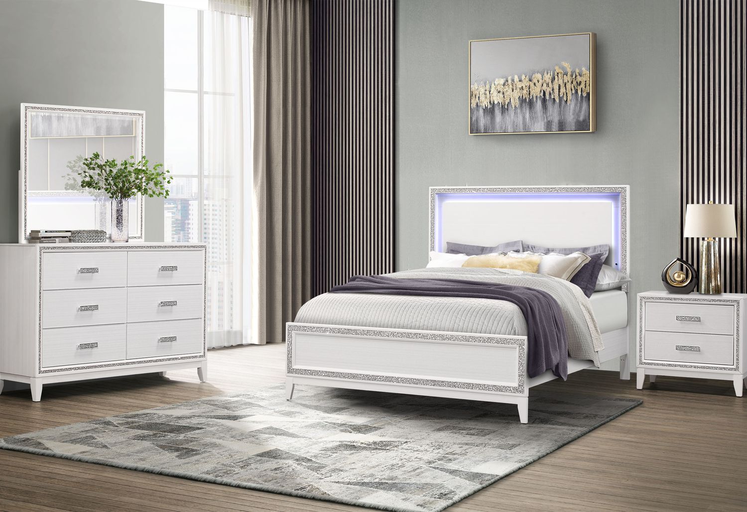 GF Lily King Bed Group