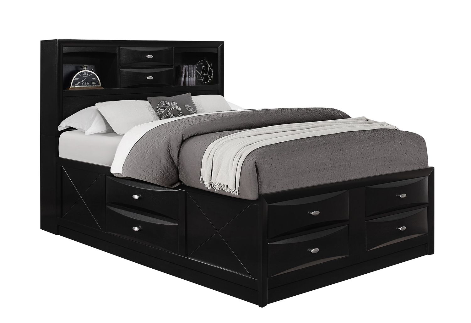 GF™ Linda Black King Bed