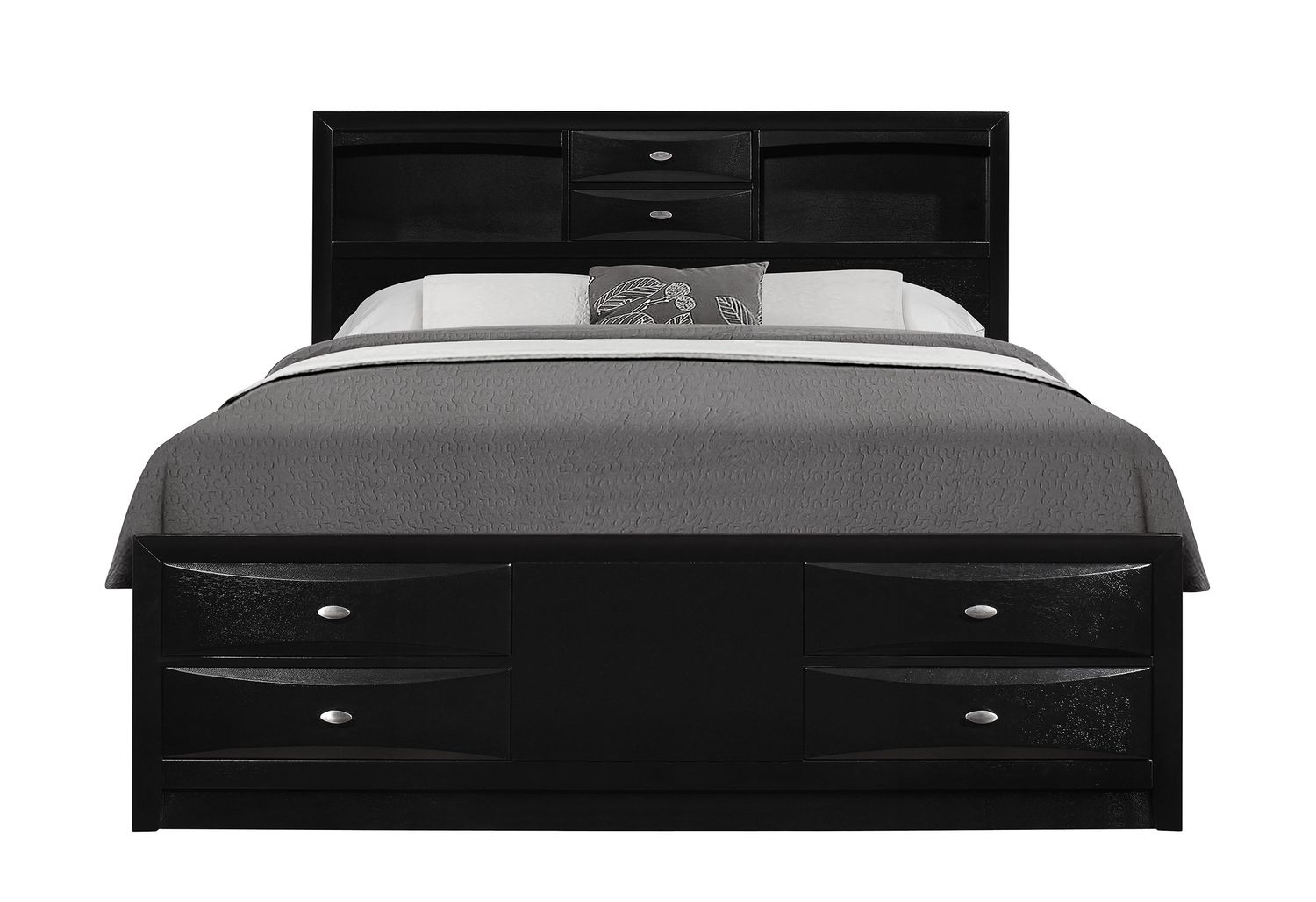 GF Linda Black Queen Bed Group