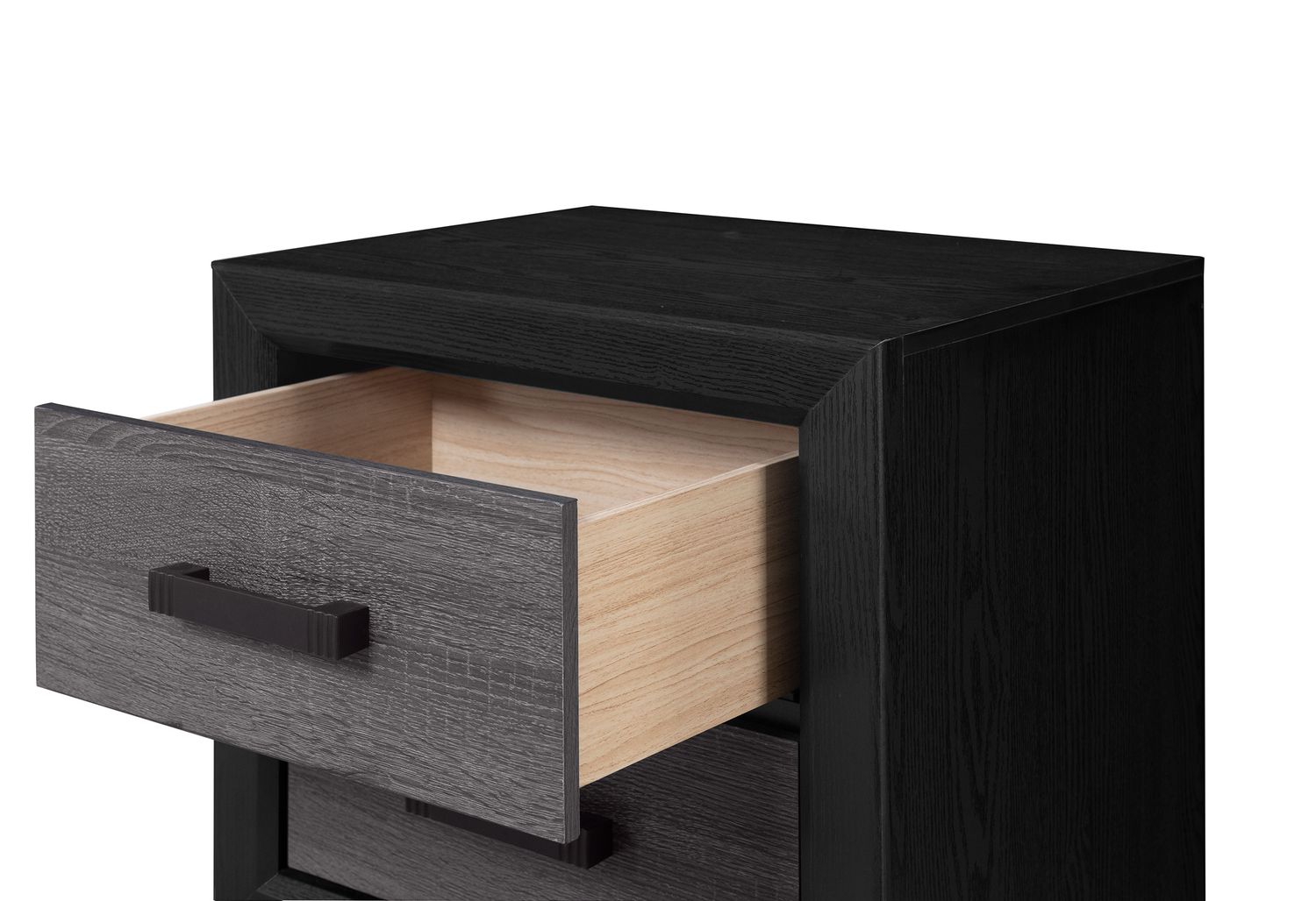 GF Lisbon Gray/Black Nightstand