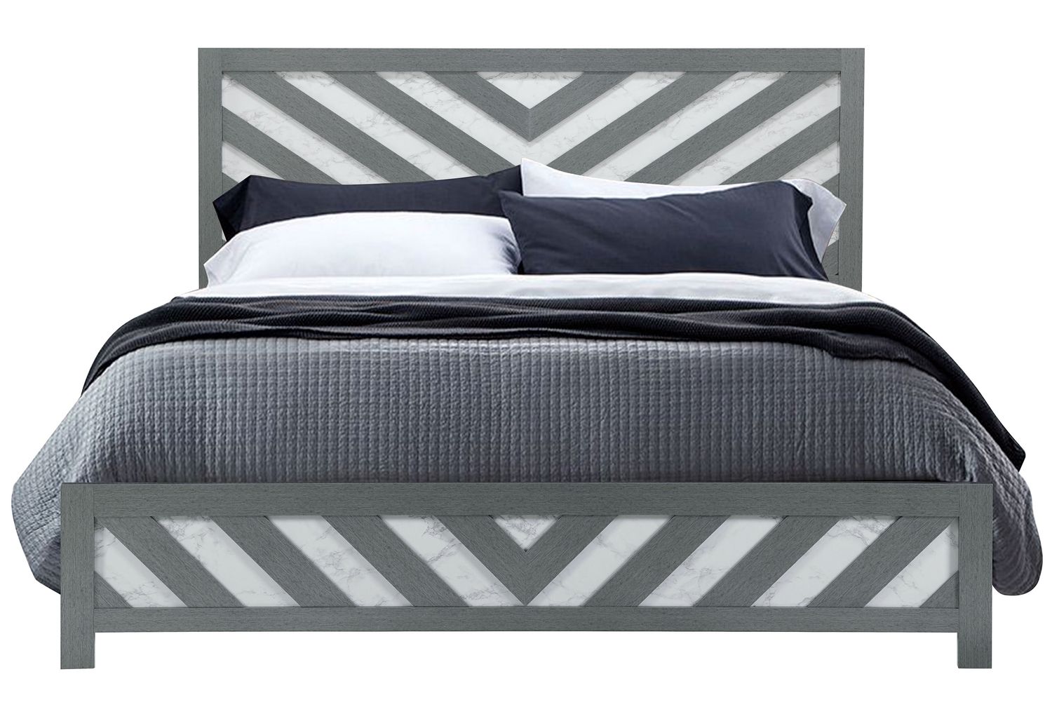 GF Micah Gray Queen Bed Group