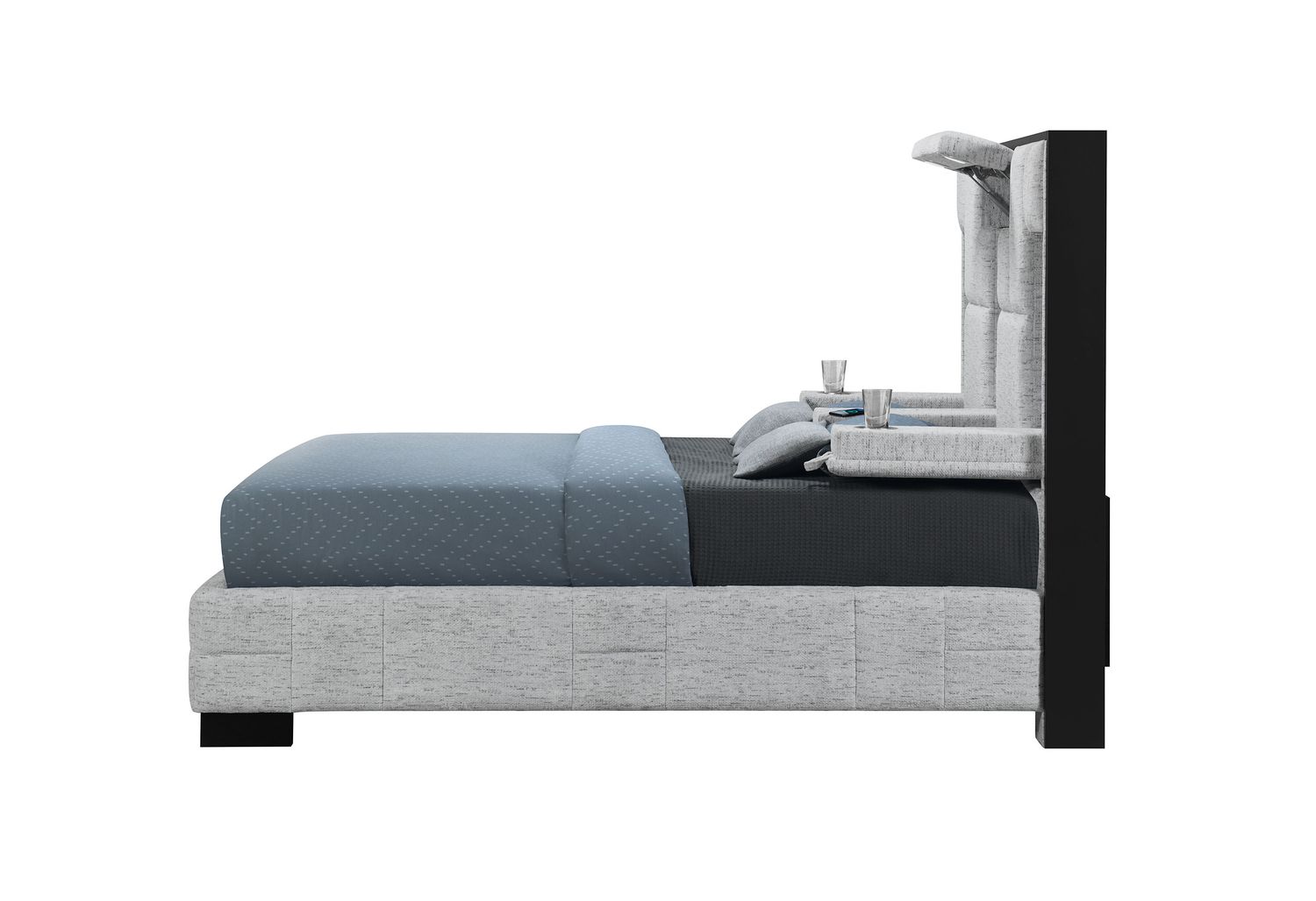 GF Oscar Gray Queen Bed