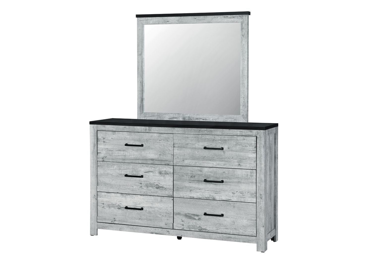 GF - Ozark Gray Wash/Charcoal Dresser