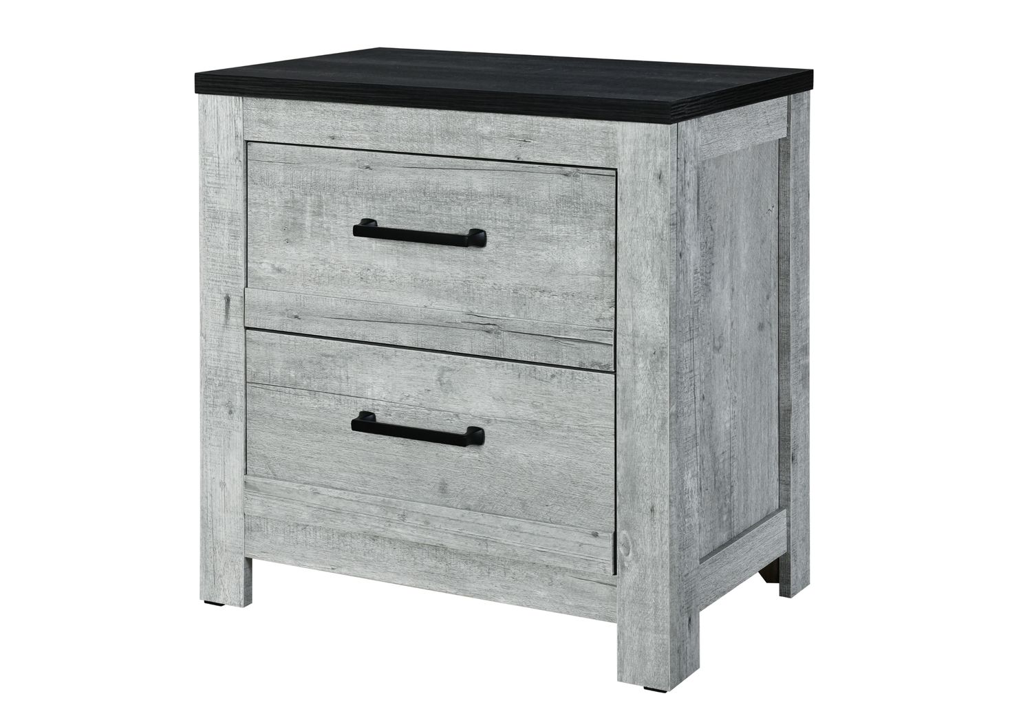 GF - Ozark Gray Wash/Charcoal Nightstand