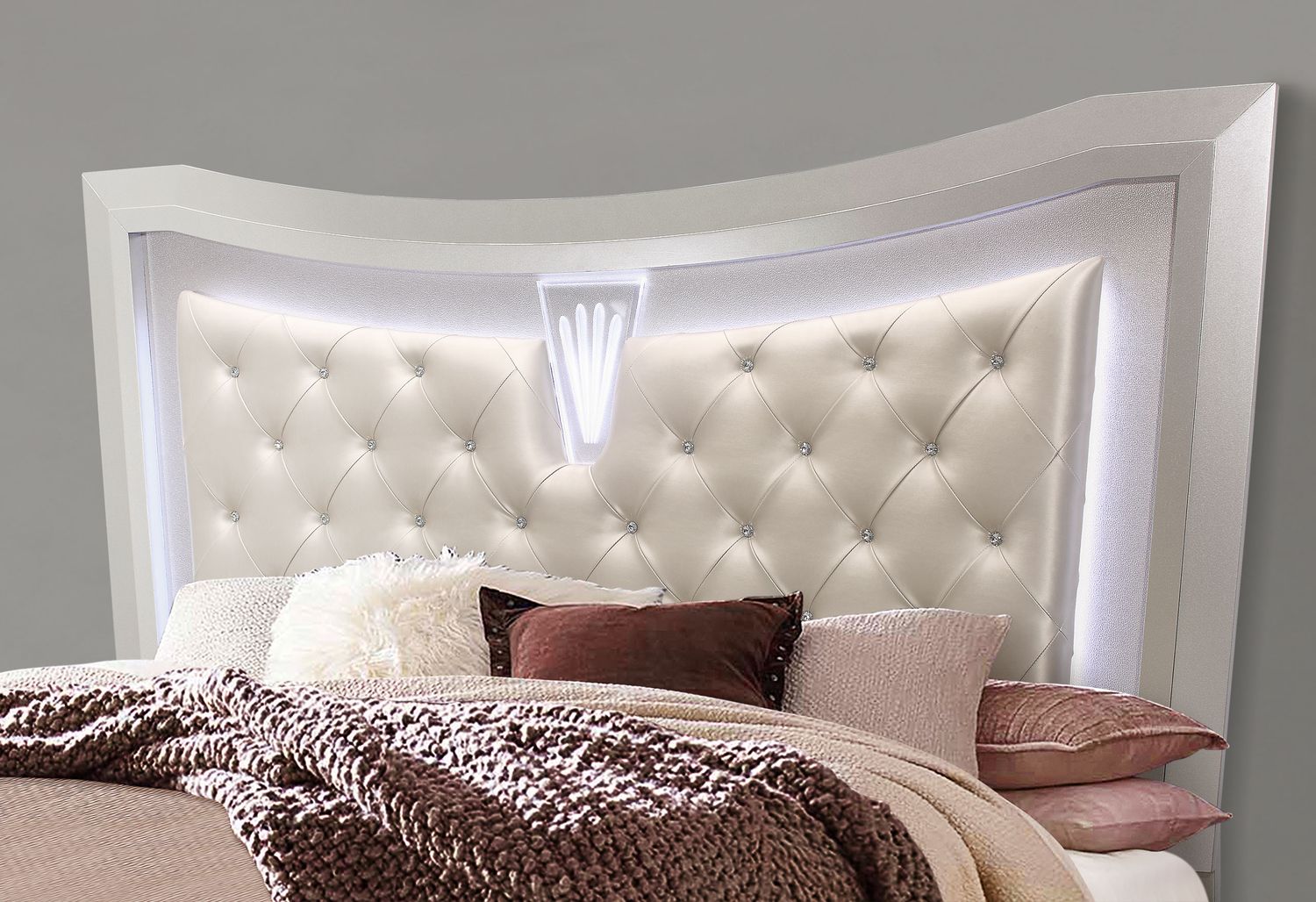 GF Paris Queen Bed Group With Led