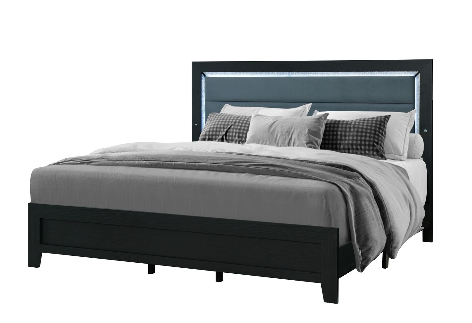 GF Reid Black King Bed Group